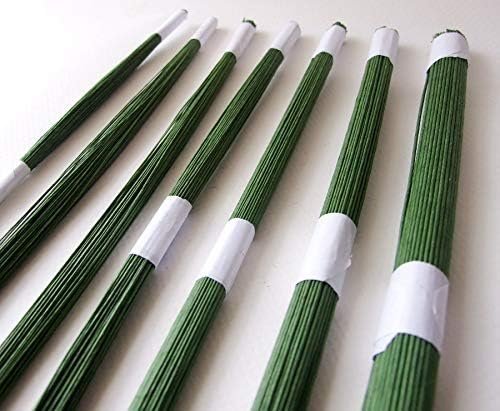 Heavy-Duty Green Floral Stem Wire (100 pcs)