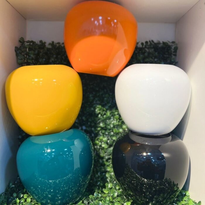 Glossy Modern 'Apple' Ceramic Planter