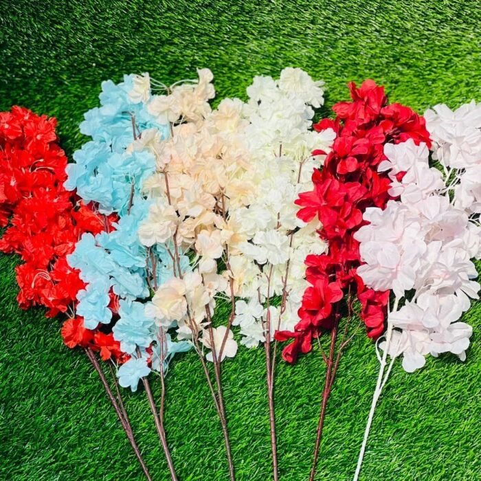 Flower Stems - Multi-Color Bloom Bundles for Instant Decor