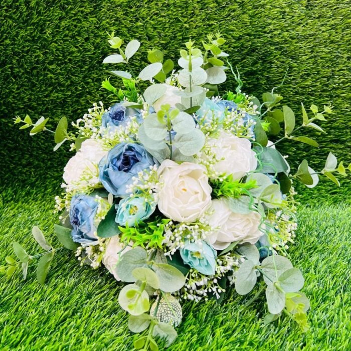 Bloom Bouquet - Rustic Blues & Whites