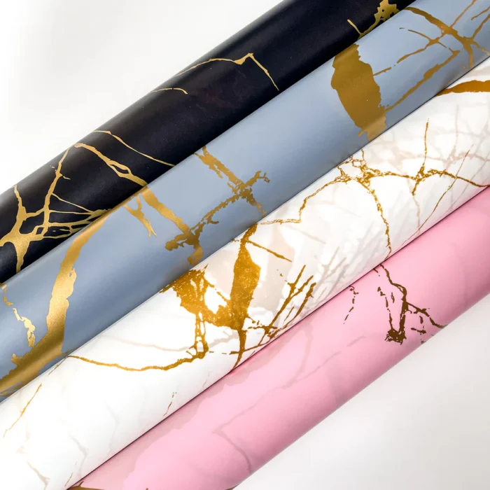 Gold Marble Wrapping Paper