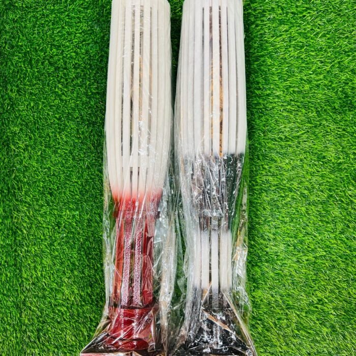 Modern Ombre Slatted Wood Floor Vases