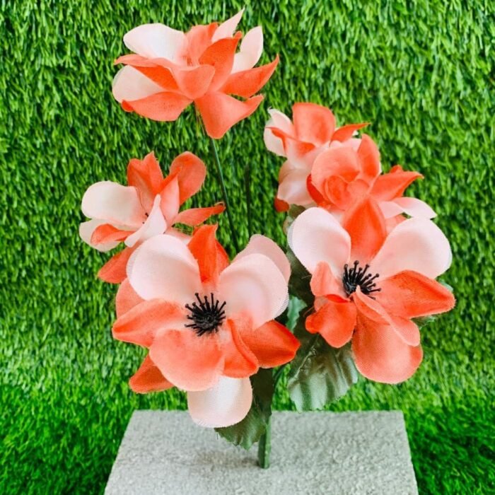 Tropical Peach & Orange Artificial Flower