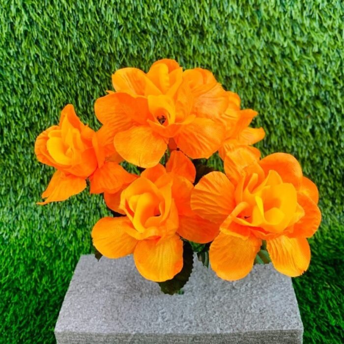 Vibrant Marigold Orange Artificial Flowers